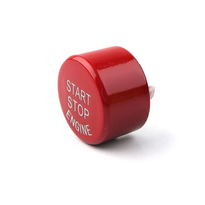 Engine Start Stop Button Cover Trim Red ABS Fit For BMW 5 Series G30  G Chassis