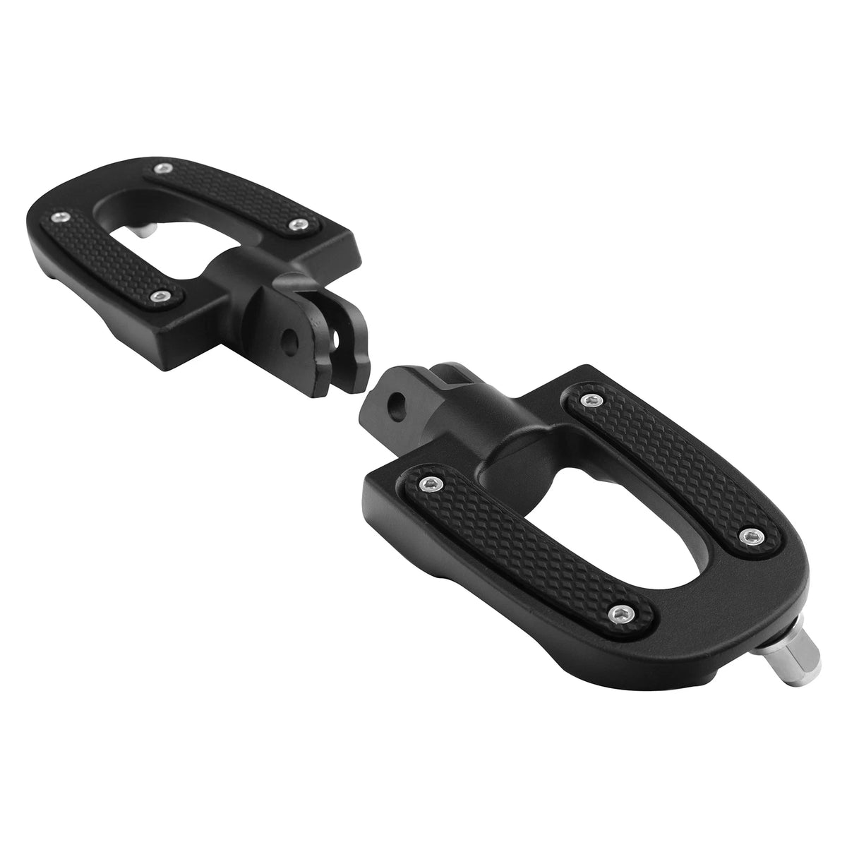Matt Black Front Driver Pegs Footrest Fit For Harley Softail Low Rider 2018-2024
