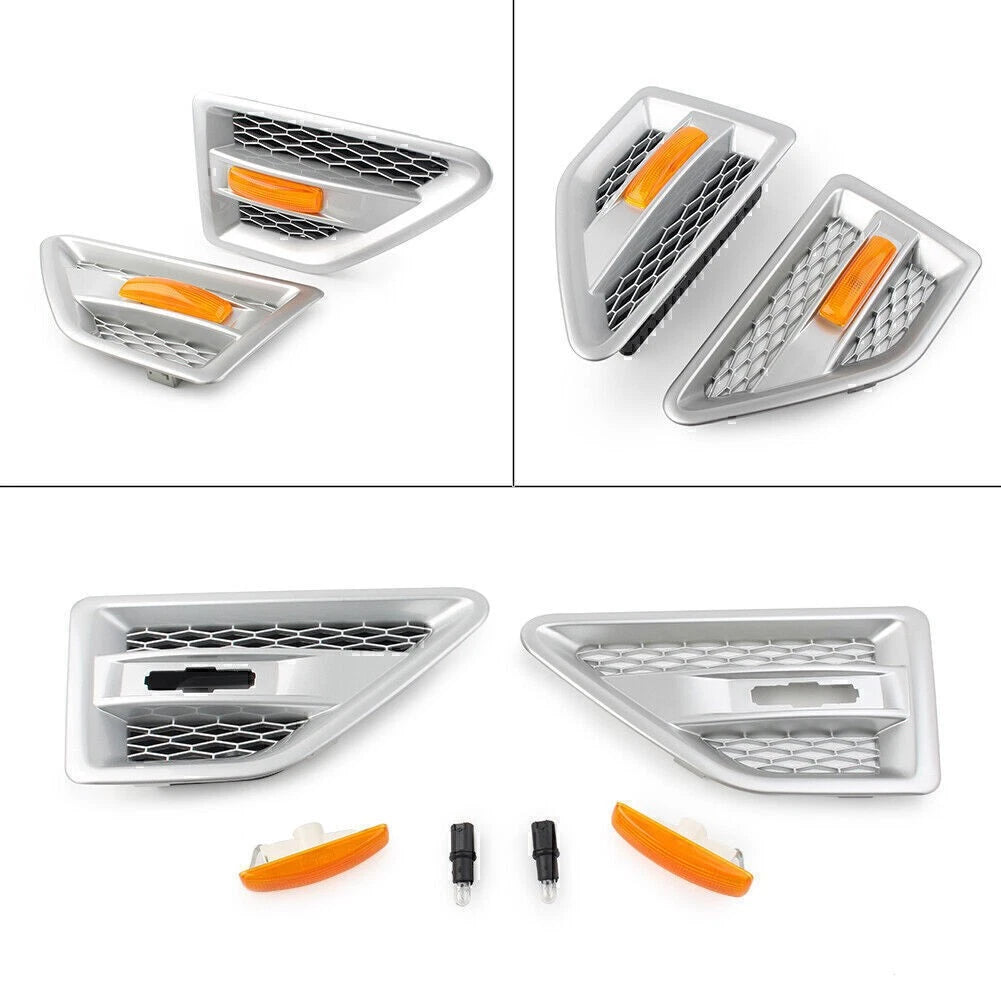 Pair Side Vent Grille Mesh Grill For Land Rover Freelander2 LR2 2008-2016 2015