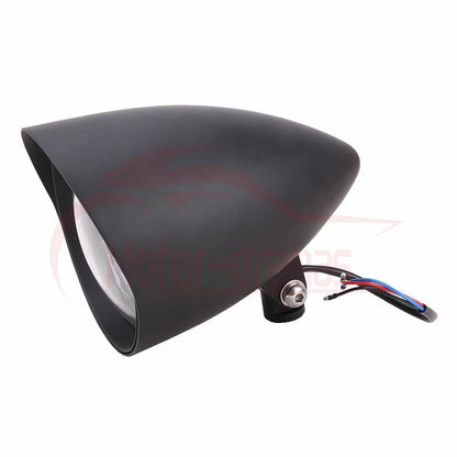 5.75 " 5-3/4 Inch Motorcycle Headlight Lamp Visor Bucket For Harley Dyna Softail