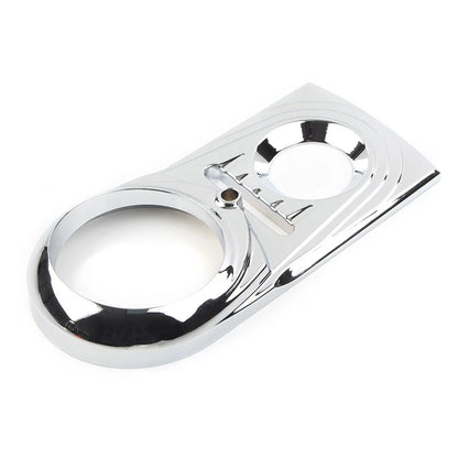 1x Dash Panel Insert Cover Cap Chrome For Harley Softail FLSTC Street Glide