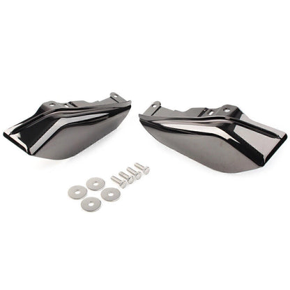 2PCS Heat Shield Mid-Frame Air Deflector Trim For Harley Street Glide 2009-2016