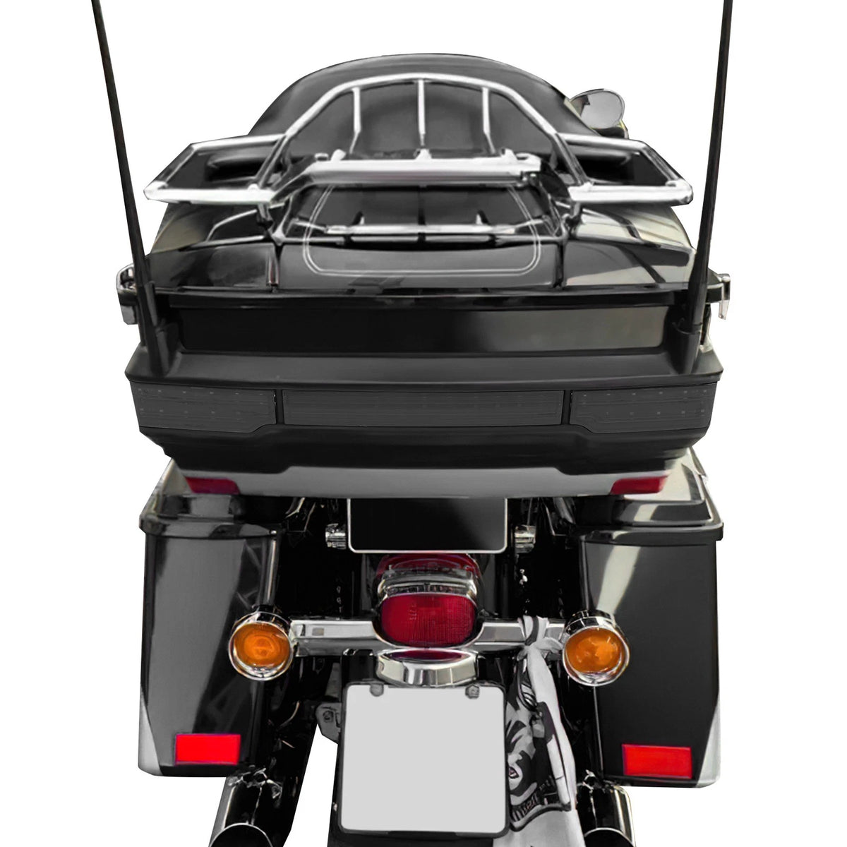Smoke LED Tail Brake Light Fit For Harley Touring Electra Road Glide 97-13