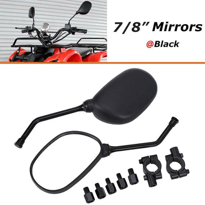 ATV Rear View Side Mirrors For Polaris Sportsman 400 450 500 550 570 Yamaha FZ1