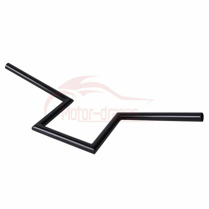 8" Rise Drag Ape Hanger Z Bars 1" Handlebars For Harley Sportster XL Chopper FX