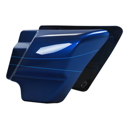 Battery Side Covers Fit For Harley Street Road Glide King 2009-23 Superior Blue