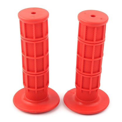 7/8" & 1" Hand Grips Throttle Handle Bar for ATV MX Dirt Bike Enduro Red 2PCS