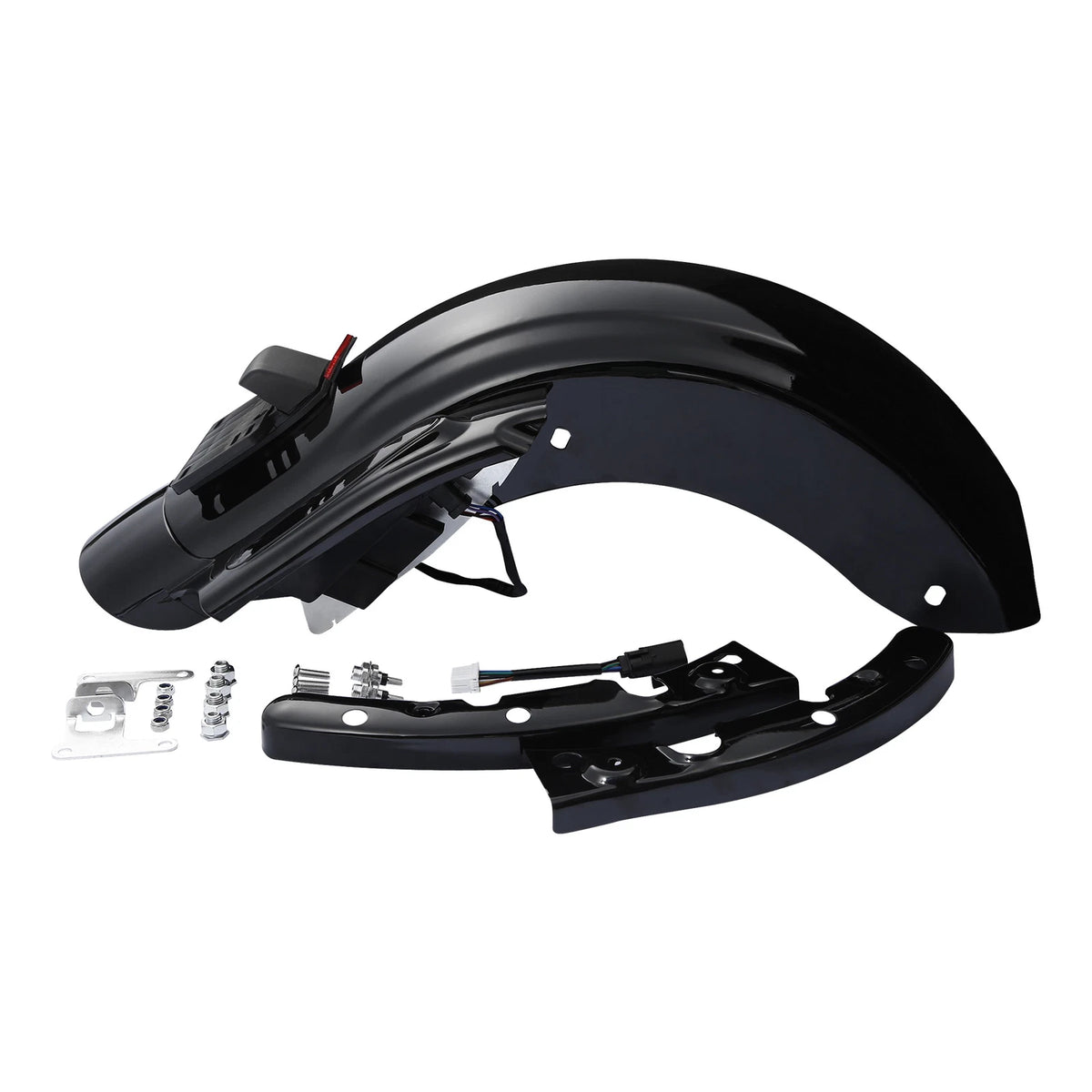 5" Stretched Saddlebags 5x7" Speaker Lids & Rear Fender For Harley Touring 09-13