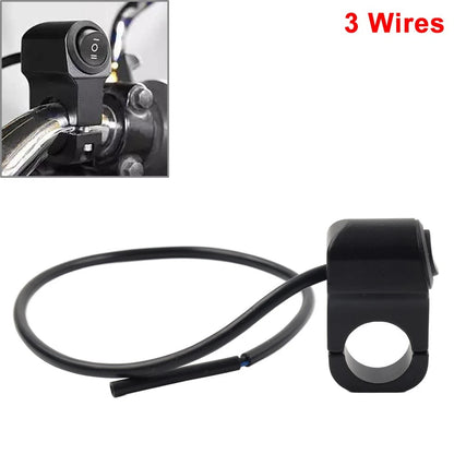Motor Handlebar 7/8" On Off Switch ATV Headlight Fog Spot Light Waterproof