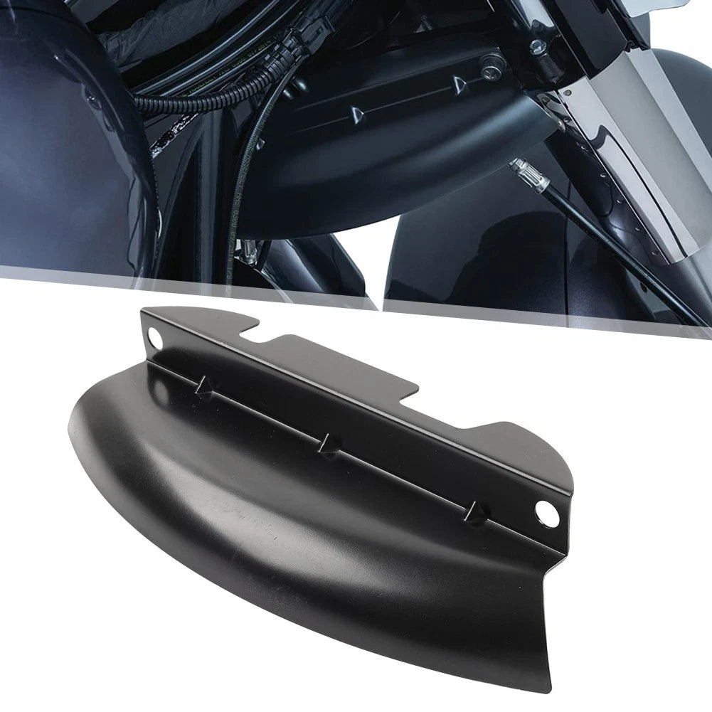 Black Lower Triple Tree Wind Deflector For Harley Road King Street Glide 14-23