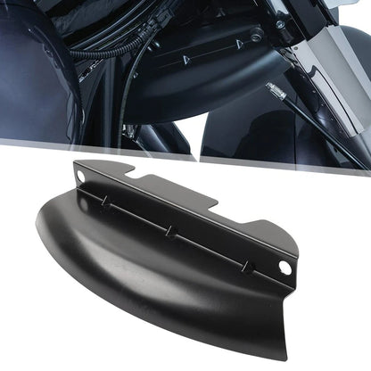 Black Lower Triple Tree Wind Deflector For Harley Road King Street Glide 14-23