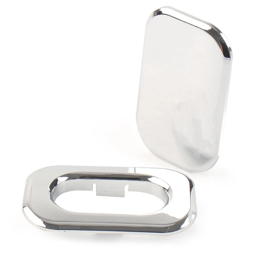 Chrome Antenna Hole Accent + Filler Cover For Harley Road Street Glide FLHR FLHX