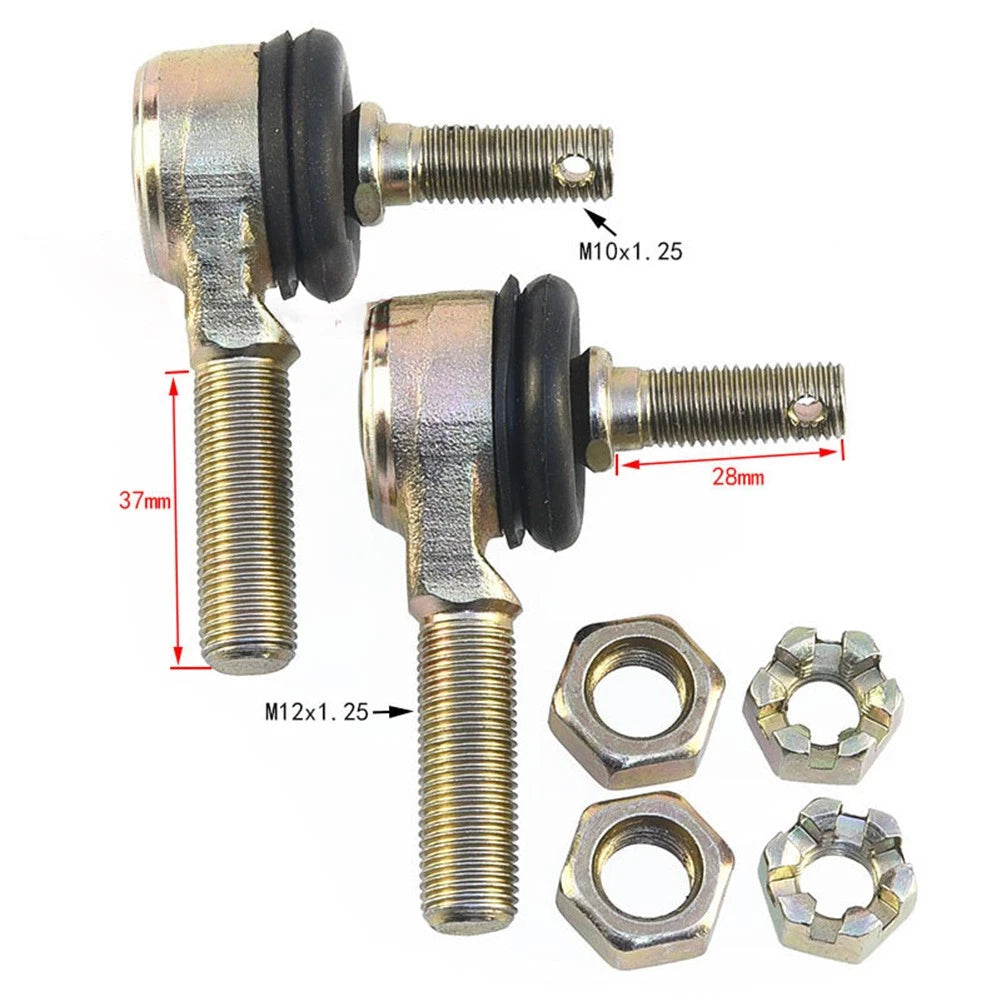 10-12mm Tie Rod End Ball Joint for 50cc 110cc TAOTAO COOLSTER JCL KANDI GO KART