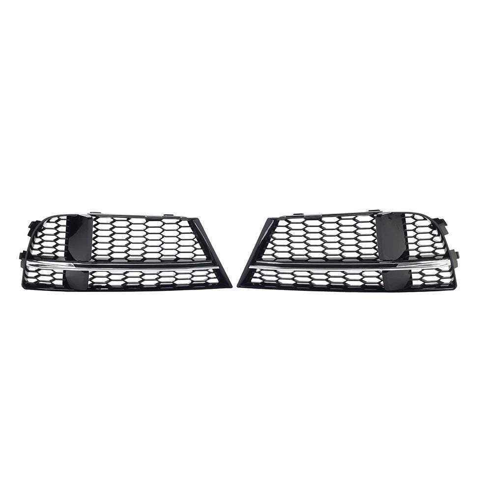 Front Bumper Fog Light Cover Honeycomb Grille For Audi A3 2016-2020