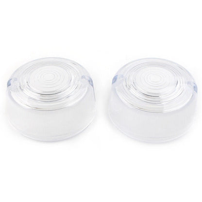 2 Pcs Turn Signal Lens Cover For Harley Dyna FXD FXR Sportster XLH 883 1200 FXST