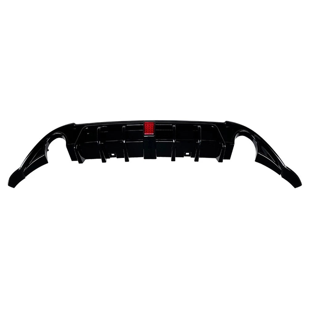 Glossy Black Rear Bumper Protector Spoiler Lip For VW Golf 7 Standard GTD 14-17
