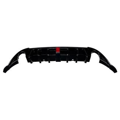 Glossy Black Rear Bumper Protector Spoiler Lip For VW Golf 7 Standard GTD 14-17
