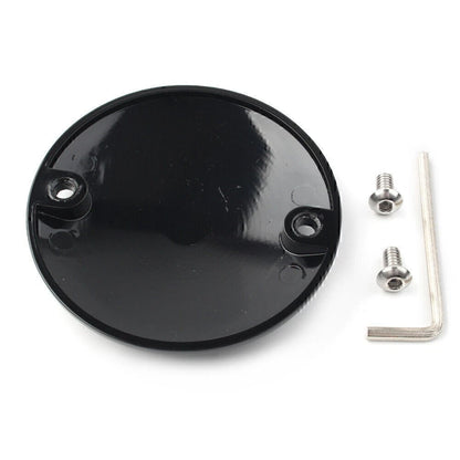 Flat Black Timer Ignition Point Cover for Harley Sportster XL 883 1200 1972-2017