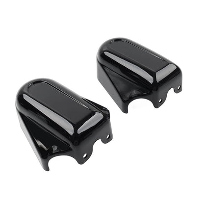 Bar Shield Rear Axle Covers Swingarm Cap For Harley Softail FLSTN 2008-up US