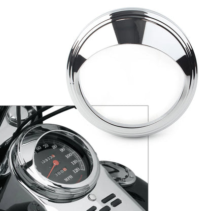 5" Visor Speedometer Gauge Bezel Cover Trim Ring For Harley Davidson Chrome US