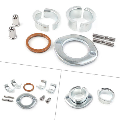 Exhaust Muffler Collets Collars Clamp Holder For Honda CG125 CB XL XL185 125cc