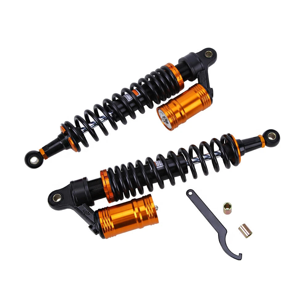 2X 15.75'' 400mm Motorcycle Air Shock Absorbers Suspension For ATV UTV Dirt Bike