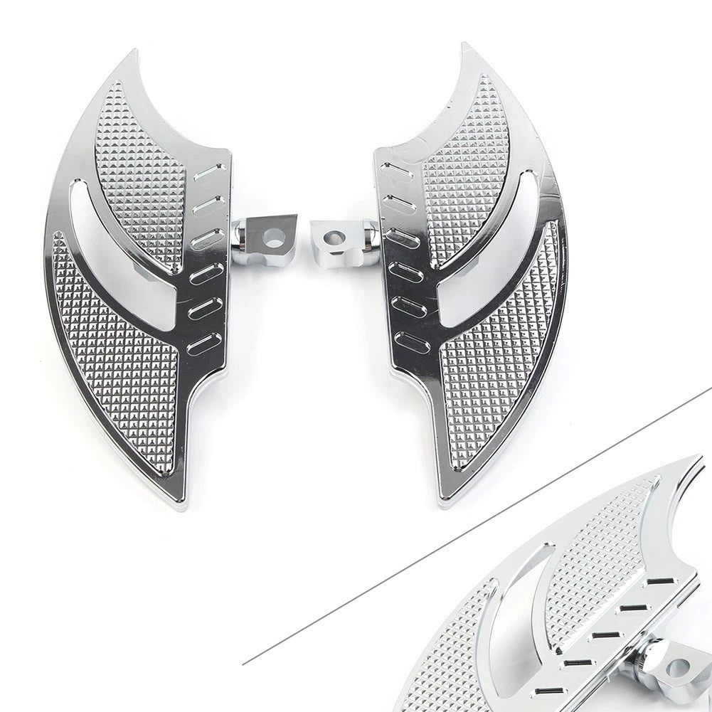 Chrom Male Mount Foot Peg Passenger Floorboard for Harley Dyna FXD FLST