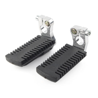 Footrest Pegs Pedal w/Clamp Fit 43cc 47cc 49cc Pocket Dirt Bike Mini Scooter ATV