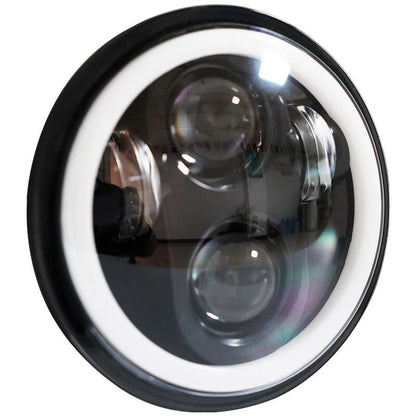 5-3/4 5.75 inch Round LED Headlight Halo Car Motorcycle DRL for Harley Dyna