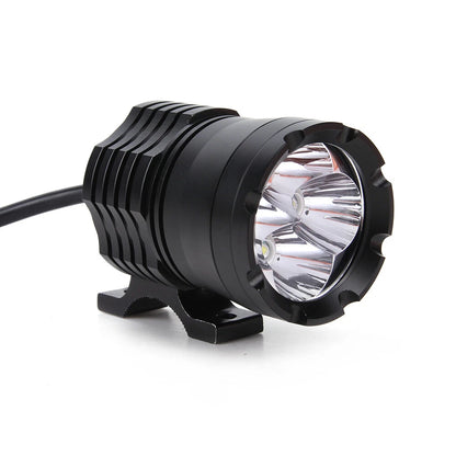 1Pcs 4LED White Motorcycle Headlight Spot Lights Fog Lamp Waterproof
