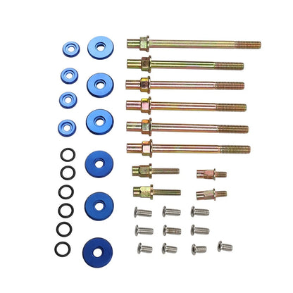 Engine Valve Cover Washer Screw Blue For Honda Acura K-Series Engines K20 K24