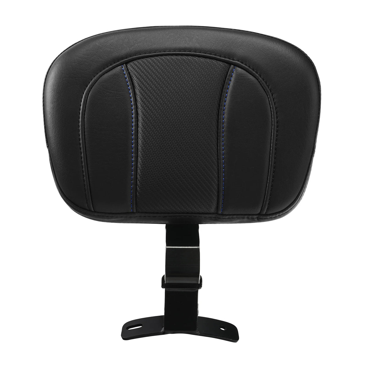 Black Driver Rider Backrest Pad Fit For Harley Road King Street Glide 2009-2023