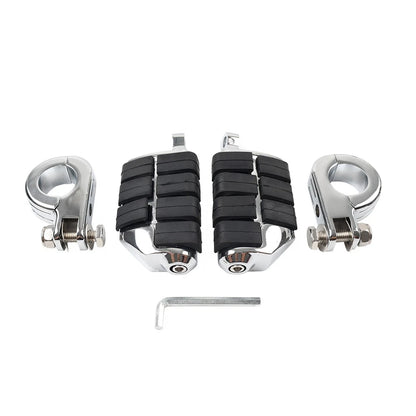 1-1/4" Highway Bar Footpeg Foot Pegs Mount For Harley Touring Road Street Glide