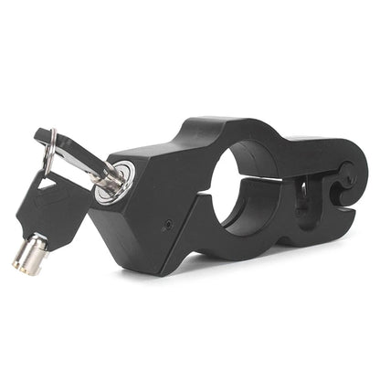 Black Motor Handlebar Lock Anti-Theft Grip Throttle Security Bike Scooter ATV