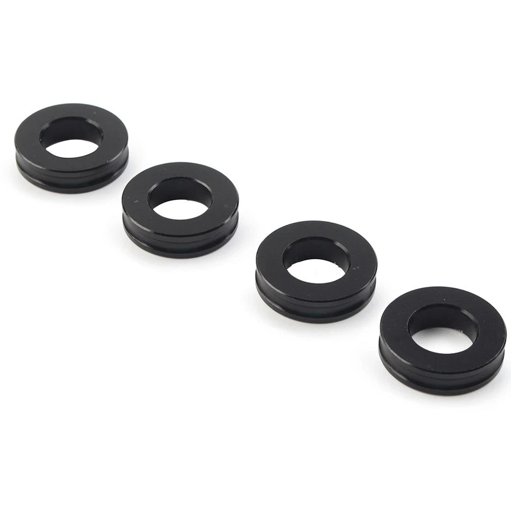 4x CNC Front Brake Caliper Spacer Kit Black For Ducati Panigale V4/R/S 2018-2024