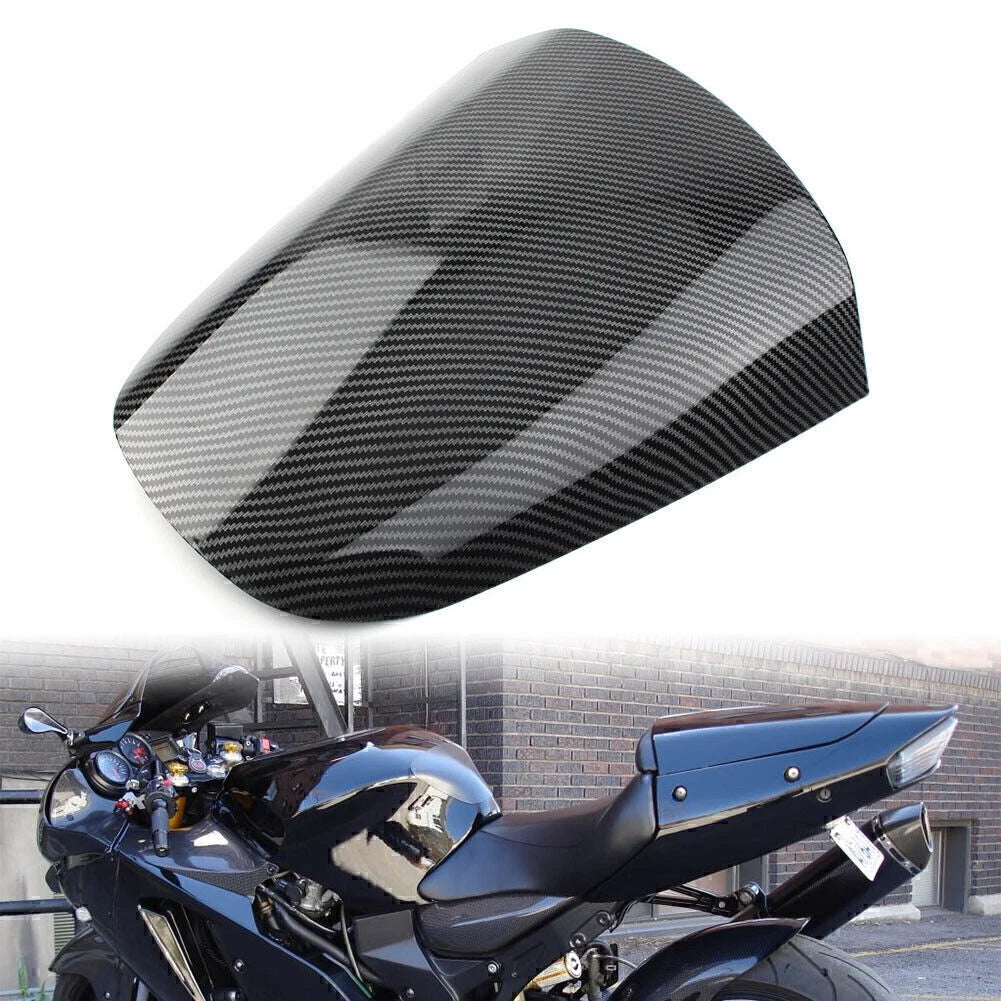 For KAWASAKI Ninja ZX-12R 00 - 08 Carbon Passenger Rear Seat Cover Fairing Cowl