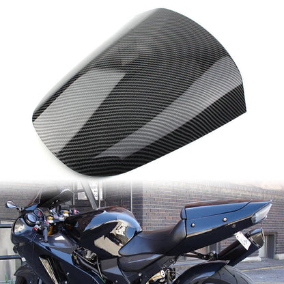 For KAWASAKI Ninja ZX-12R 00 - 08 Carbon Passenger Rear Seat Cover Fairing Cowl