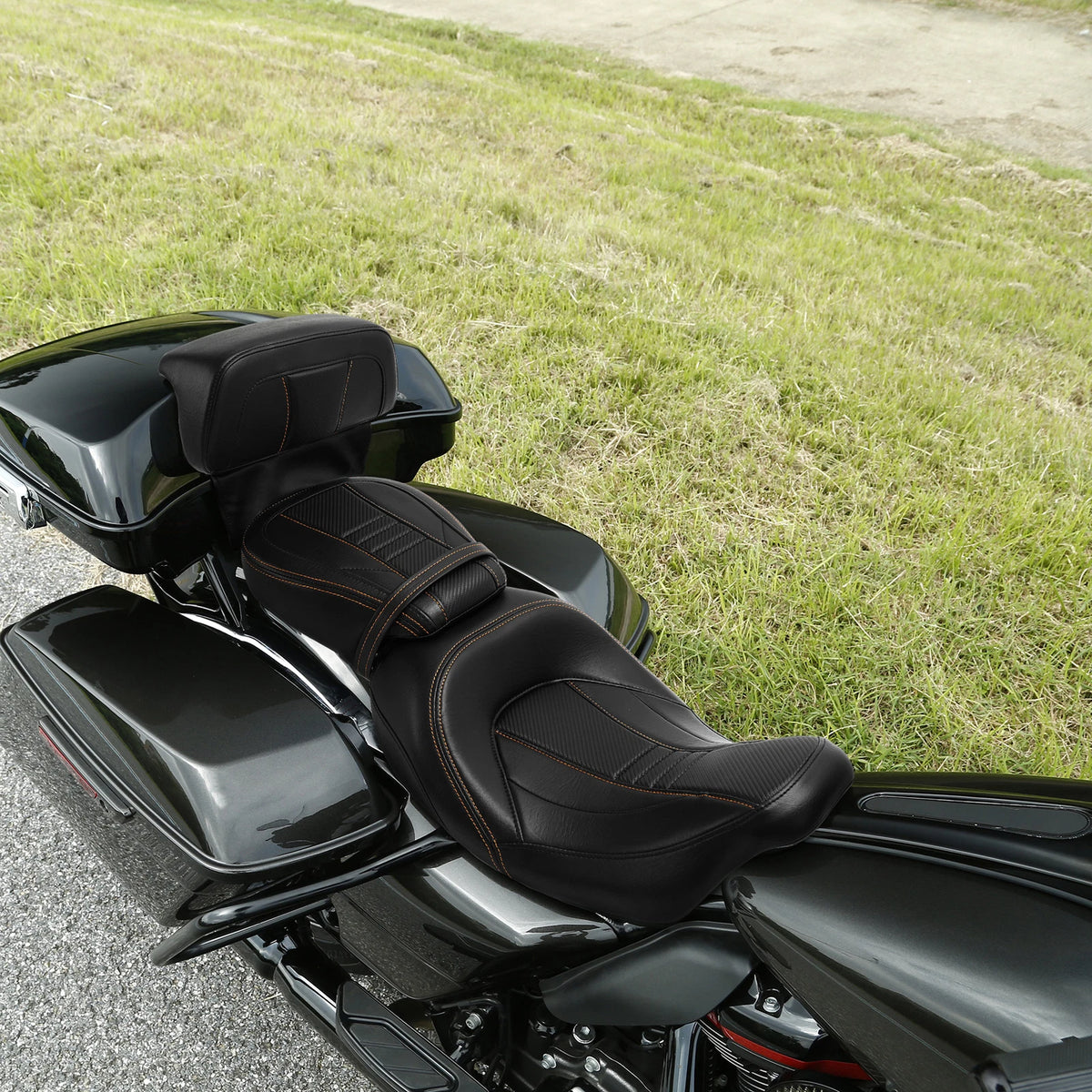 Razor Chopped Trunk Backrest Pad Fit For Harley Road Glide 14-25 15 16