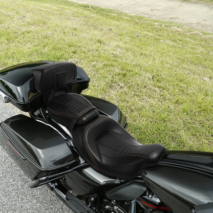 Razor Chopped Trunk Backrest Pad Fit For Harley Road Glide 14-25 15 16