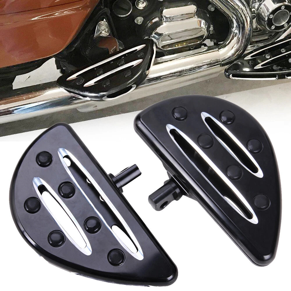 Rear Passenger Floorboards Floor Board Foot Peg For Harley Touring Electra Glide