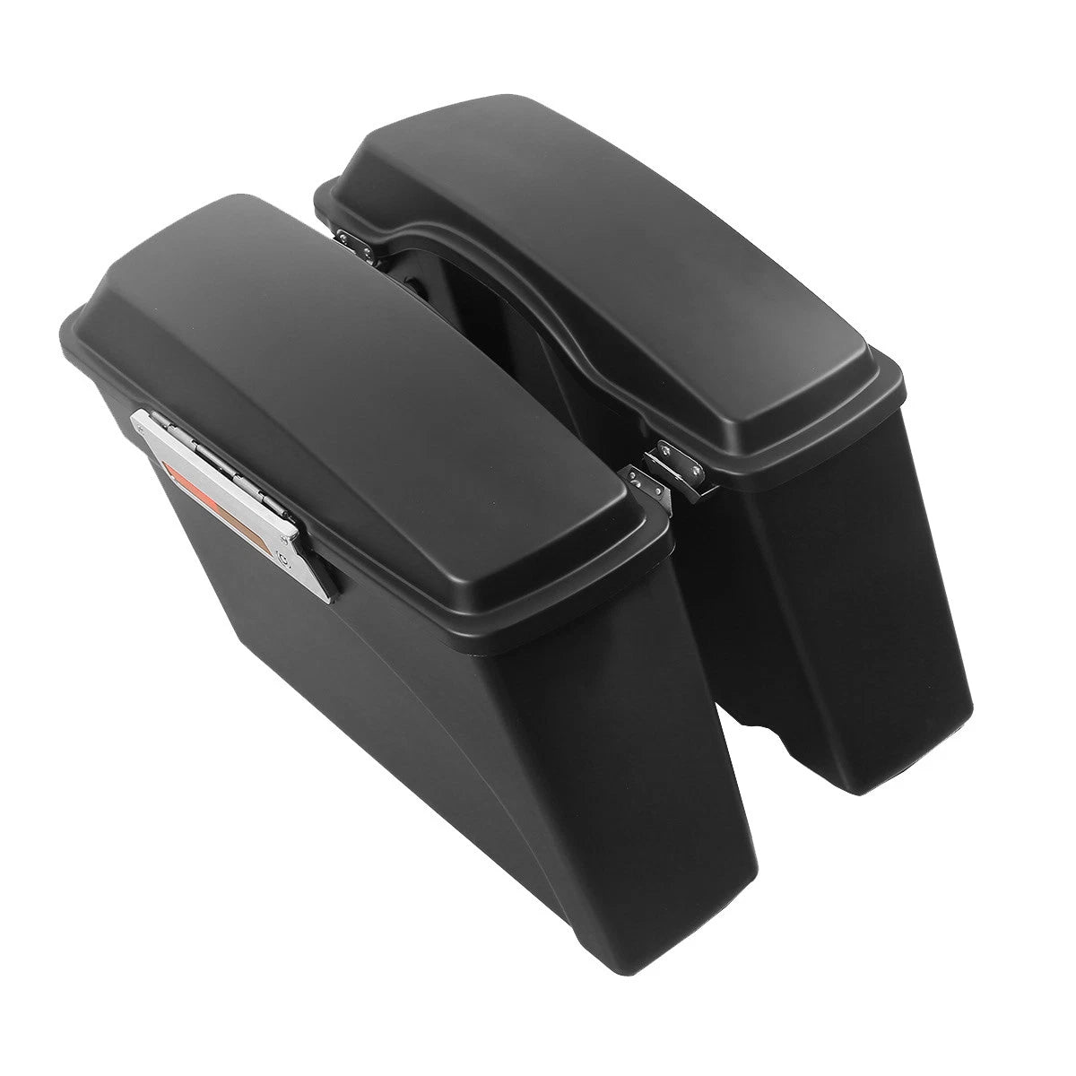 Matt Black Hard Saddlebags Bag Trunk Fit For Harley Touring Electra Glide 94-13