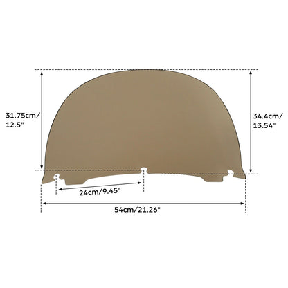 Outer Fairing & Windshield & Air Deflector For Harley Touring Street Glide 14-23