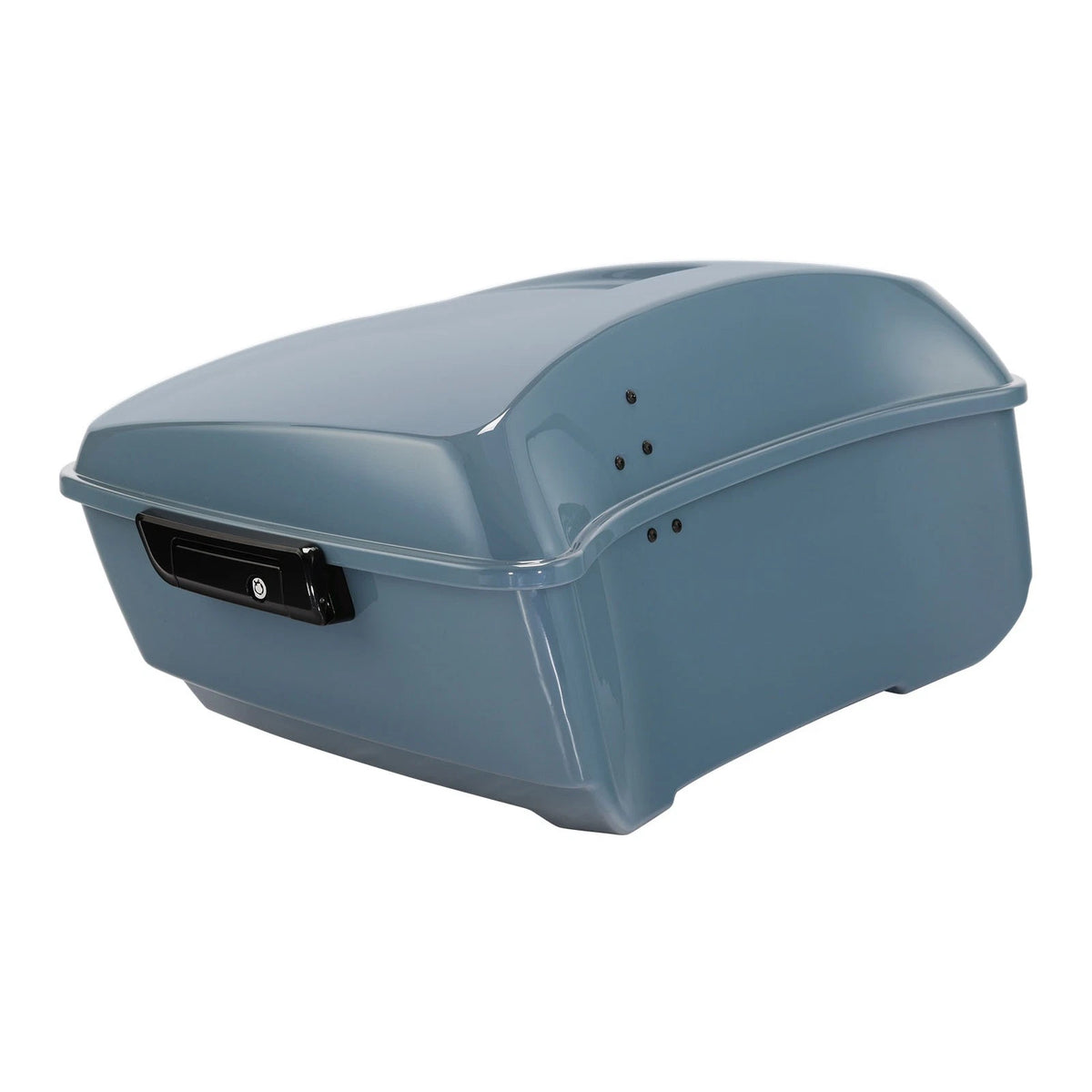 King Trunk Fit For HarleyTouring Street Glide 2014-2025 Sharkskin Blue Firestorm