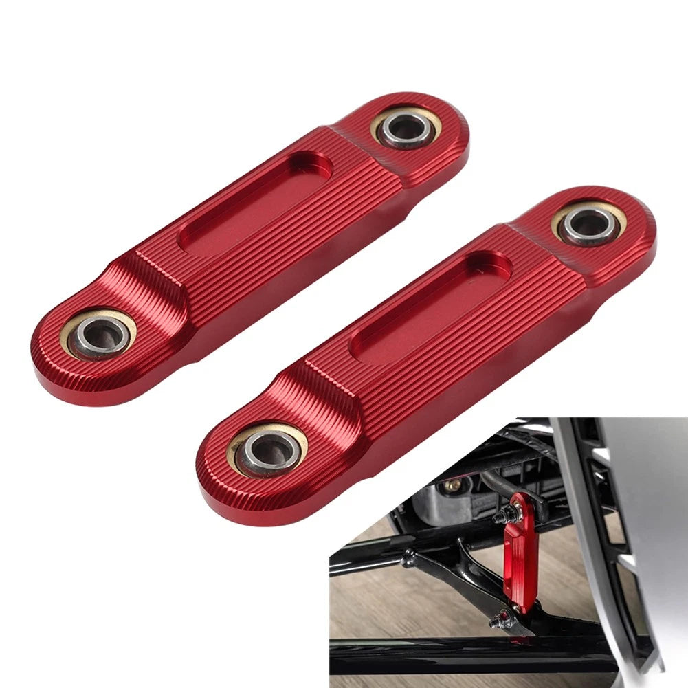 2PCS Red Sway Bar End Links Rod End Kit For Can-Am Ryker 600 900 Rally 2019-2025