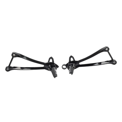 Rear Passenger Footpegs Pegs Bracket For Kawasaki Ninja ZX6R 09-24 ZX10R 2008-10