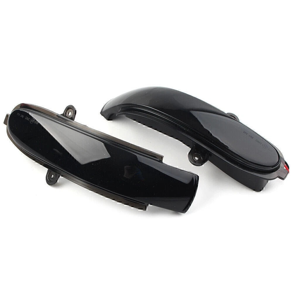 LED Mirror Dynamic Turn Signal Light For Benz C W203 S203 CL203 2001-2007 Black