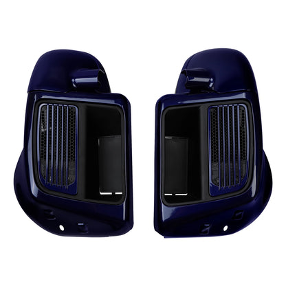 Lower Vented Fairing Fit For Harley Street Glide 14-25 Zephyr Blue/Black Sunglo