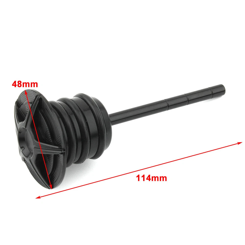 Oil Dipstick Black For Harley Softail 1984-1999 Sportster 1982-2003Aluminium