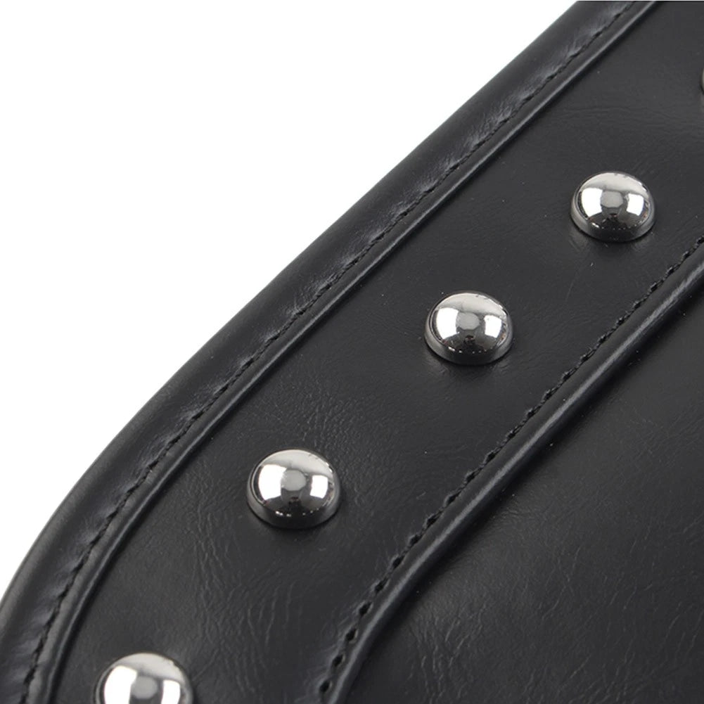 Black Rear Fender Bib Solo Seat Mounting For Harley Fatboy Softail Standard FXST