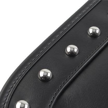 Black Rear Fender Bib Solo Seat Mounting For Harley Fatboy Softail Standard FXST